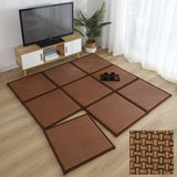 Dalles Tapis Modulables Style Tatami Tressé – Assemblables par Velcro 4