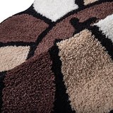 Tapis Rond Fleur Tufté – Beige & Marron – Salon & Chambre 5