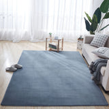 Tapis Rectangle Uni Velours Corail Doux – Salon & Chambre 7