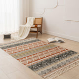 Tapis Ethnique Géométrique Style Bohème – Rectangulaire 1