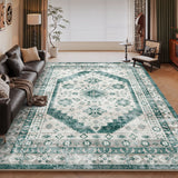 Tapis Persan Bohème Grande Taille Résistant Taches Salon 20