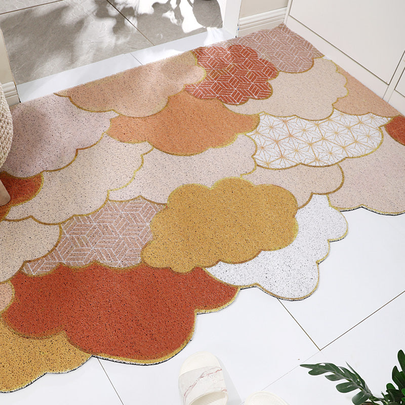 Tapis Découpable Motif Feuilles Vertes & Galets – Entrée & Cuisine — Tapinna®
