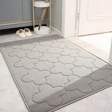 Tapis d'Entrée Anti-taches Résistant en Polypropylène – Gris et Noir 2