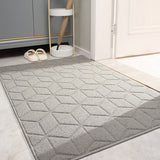 Tapis d'Entrée Anti-taches Résistant en Polypropylène – Gris et Noir 10