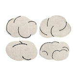 Tapis Forme Nuage Touffeté Crème – Salle de Bain Absorbant 6