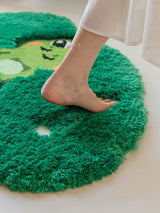 Tapis Forme Grenouille Shaggy Vert – Chambre & Salon 4