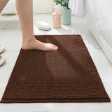 Tapis Chenille Uni Absorbant – Nombreux Coloris Doux | Salle de Bain Entrée 2
