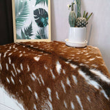 Tapis Forme Peau de Bête Imitation Cerf Taches Naturelles – Salon & Bureau 3