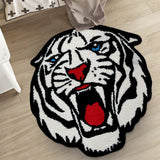 Tapis Forme Tête de Tigre Irrégulier – Salon & Chambre 1