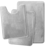 Set 3 Pièces Tapis de Bain Microfibre Antidérapant – Salle de Bain 3