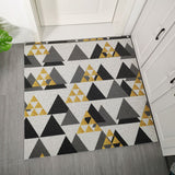 Tapis Géométrique Triangles Multicolores – Salon & Chambre – Style Scandinave 8