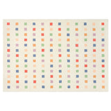 Tapis Imitation Cachemire Pied-de-poule Coloré – Style Nordique 4