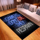 Tapis Rectangulaire Gaming Zone Néon – Bureau & Chambre Gamer 2