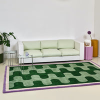 Chessboard Grid Green Grid