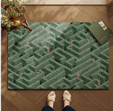 Tapis d'Entrée PVC Floral Antidérapant – Entrée & Salon 3