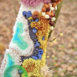 Kit DIY Tapis Fait Main Laine Mélangée Forme Irrégulière – Créatif 3