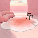 Tapis Forme Nuage Dégradé Pastel Irrégulière – Salon & Chambre 10