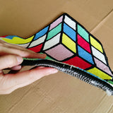 Kit DIY Tapis Broderie – Motif Rubik's Cube Coloré | Loisir Créatif 2