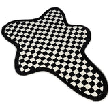 Tapis Forme Étoile Motif Damier Noir & Blanc – Chambre & Salon 5