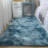Tapis Rectangulaire Shaggy Tie-Dye Multicolore Ultra Doux – Chambre & Salon 5