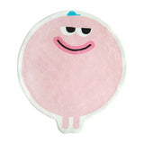 Tapis Rond Imitation Cachemire Motif Smiley Rose – Chambre & Salon 5