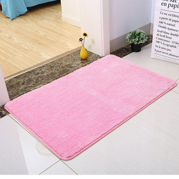 Tapis Rectangulaire Shaggy Uni Multicolore – Salon & Chambre