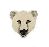 Tapis Rond Tête Animal Sauvage Imitation Cachemire Chambre 7