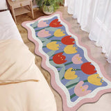 Tapis Rectangulaire Streetwear – Motif Ours & Puzzle Noir & Blanc | Chambre 10