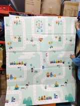 Tapis de Jeu Bébé Double Face Pliable Animaux – Chambre Bébé 2