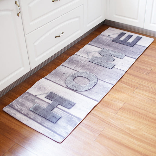 Tapis de Cuisine Imprimé Style Américain – Runner Long