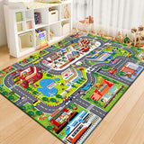 Tapis de Jeu Enfant Circuit de Ville Coloré – Rue et Voitures 6