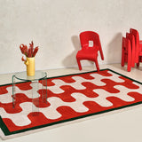 Tapis Damier Checkerboard Moderne – Salon Luxe – Plusieurs Coloris 5
