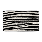 Tapis Tufté Graphique Noir et Crème – Coquillage, Losanges & Rayures 9