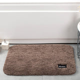 Tapis de Bain Shaggy Uni Doux Absorbant Antidérapant – Salle de Bain & Entrée 3