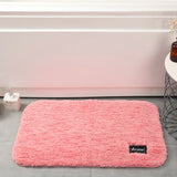 Tapis de Bain Shaggy Uni Doux Absorbant Antidérapant – Salle de Bain & Entrée 5