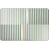 Tapis Rectangulaire Géométrique – Lignes Épurées Gris & Bleu | Salon Table Basse 2