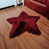 Tapis Étoile Shaggy Bordeaux – Chambre & Couloir 1