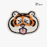 Tapis Forme Tigre Cartoon Fibres Fines – Chambre Enfant & Salon 3