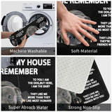 Tapis Entrée Humour Règles de la Maison Chien Imprimé TPE 5