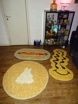 Tapis Forme Smiley Tufté Jaune – Entrée & Chambre 4