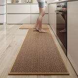 Tapis de Cuisine Antitache – Runner Imperméable Beige | Entrée Couloir 1