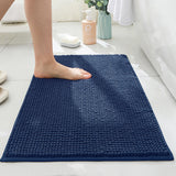 Tapis Chenille Uni Absorbant – Nombreux Coloris Doux | Salle de Bain Entrée 7
