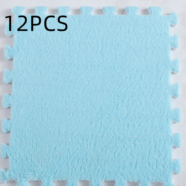 Dalles Puzzle Velours Uni Modulables – Chambre & Salon