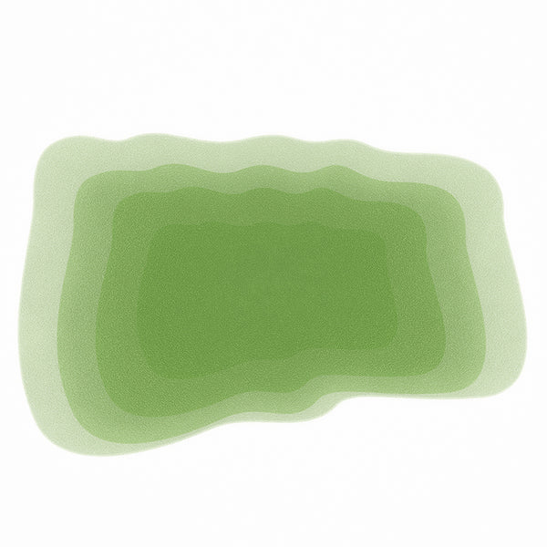 Tapis Irrégulier Forme Organique Coloré Velours Doux Salon