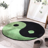 Tapis Rond Yin Yang Noir & Blanc – Chambre & Salon 6