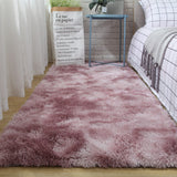 Tapis Rectangulaire Shaggy Tie-Dye Multicolore Ultra Doux – Chambre & Salon 6