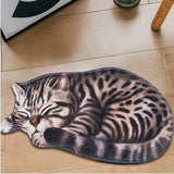 Tapis Forme Chat Antidérapant – Salle de Bain & Cuisine 3