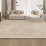 Tapis Rectangulaire Épais Uni Texture Romaine – Salon & Bureau 4