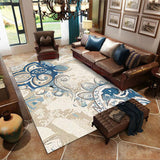 Tapis Rectangulaire Polyester Motif Cartoon Fleurs & Animaux – Salon & Chambre 15