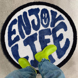 Tapis Rond Streetwear 